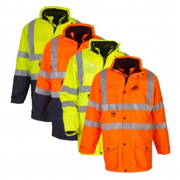 Hi-Vis Multi-Function 7-in-1 Jacket